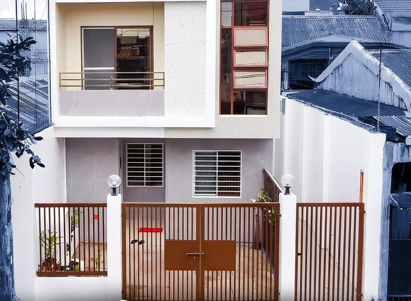 Two-storey residential building with three-unit apartment, Navarro Street, Calbayog City